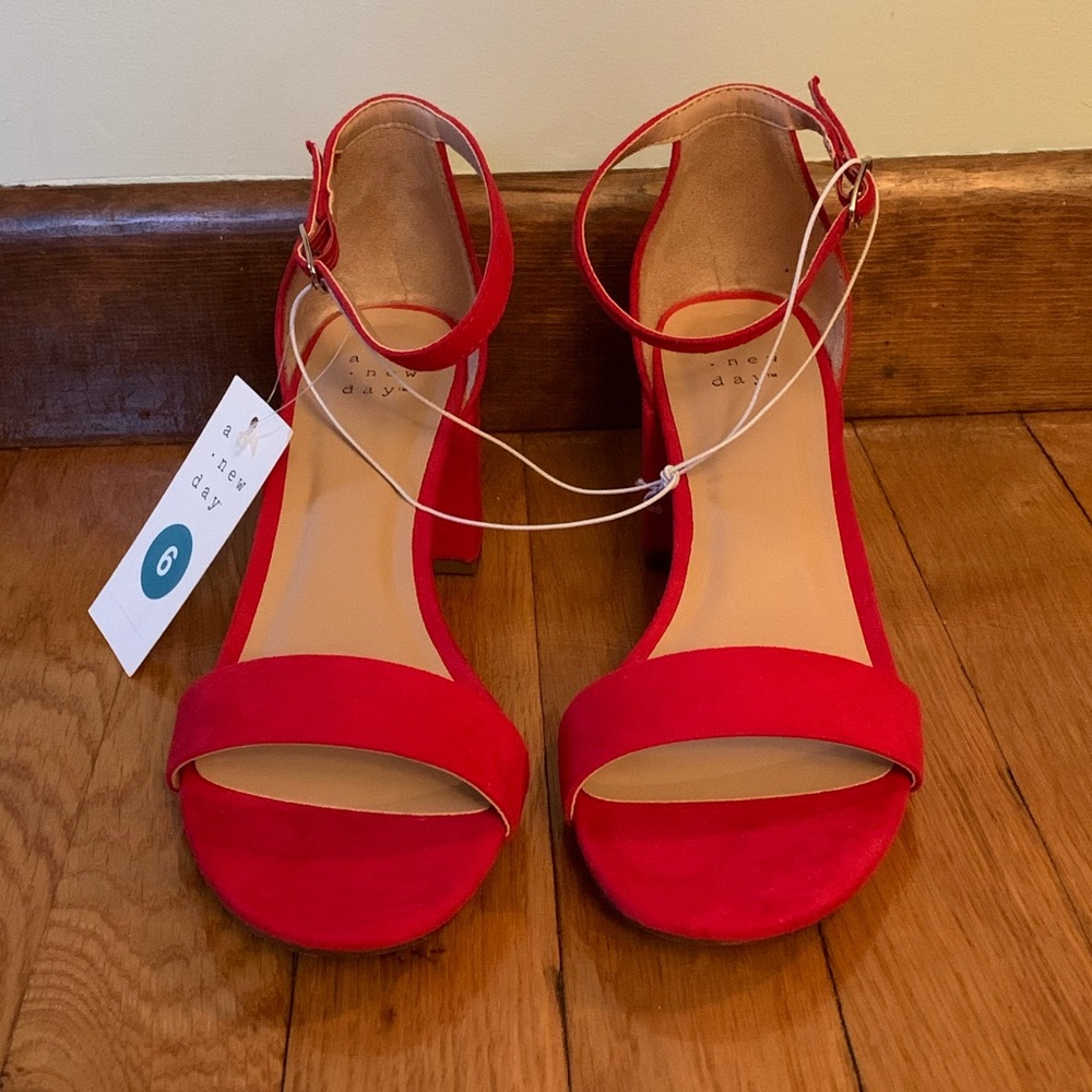 Super cute, summer ready, A New Day Red Sandals!